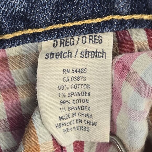 American Eagle Womens 0 (28 x 27) Stretch 5 Pocket Flat Front Medium Wash Denim - Picture 5 of 5